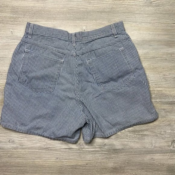 Vintage Bill Blass High Waist Gingham Shorts - Picture 1 of 7